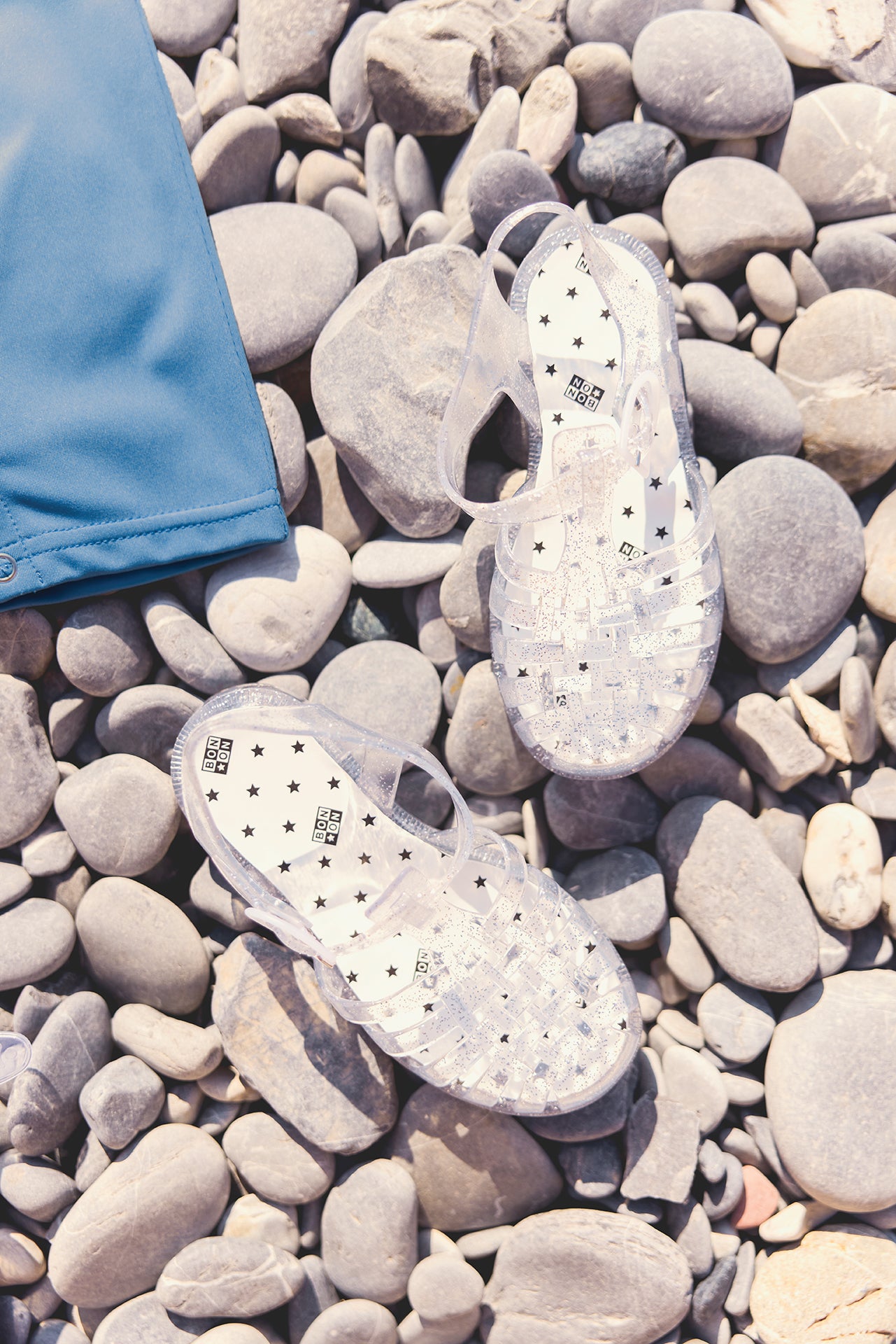 Sandals - Silver silver jellyfish
