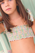 Swimsuit - Two -room vintage flower lagoon
