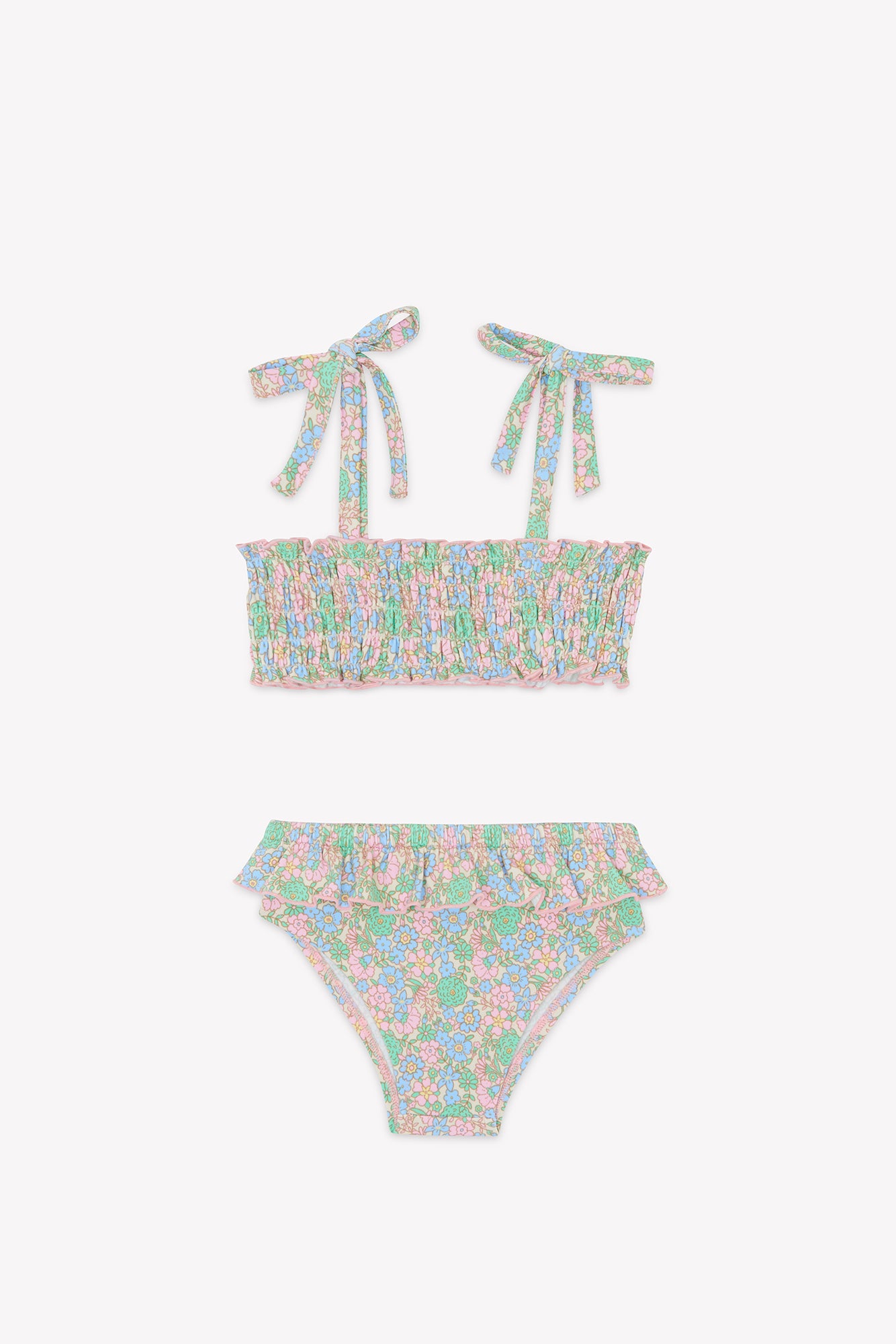 Swimsuit - Two -room vintage flower lagoon