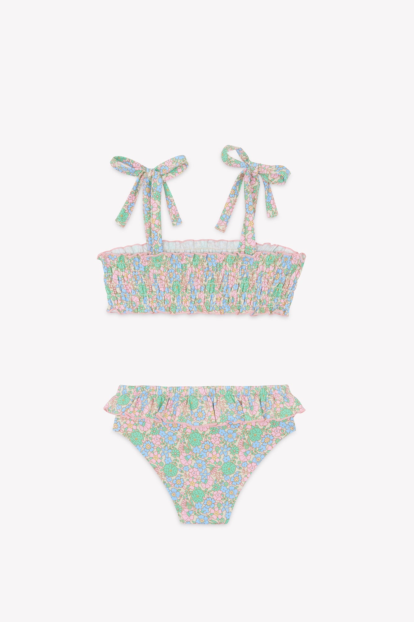 Swimsuit - Two -room vintage flower lagoon