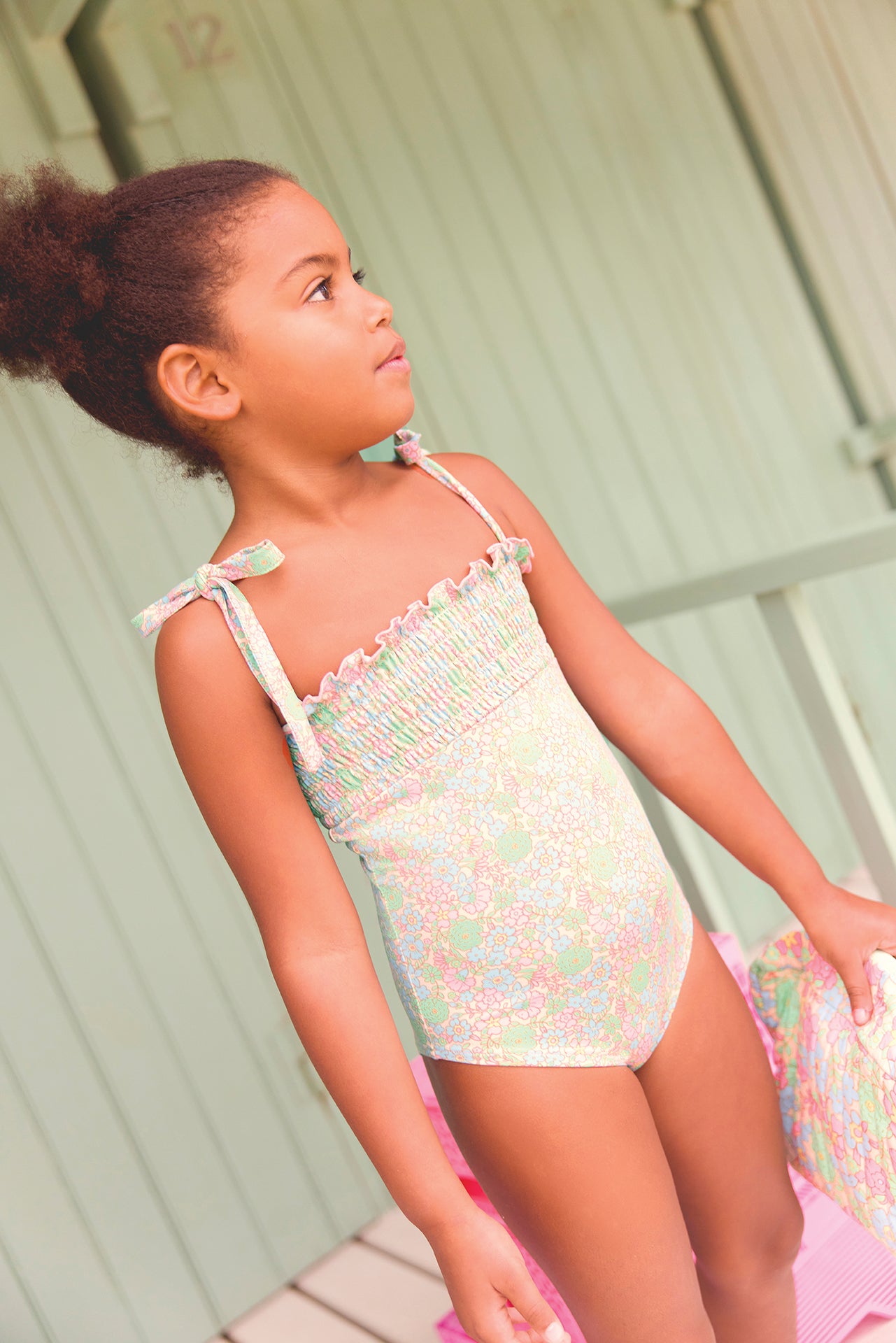Swimsuit - Vintage Longboard Flower