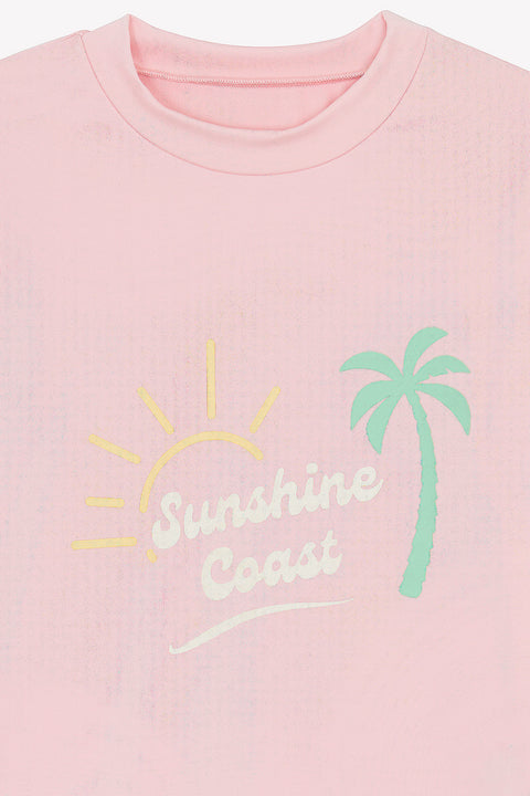 T-shirt - Anti-uv rose gelato - Image principale