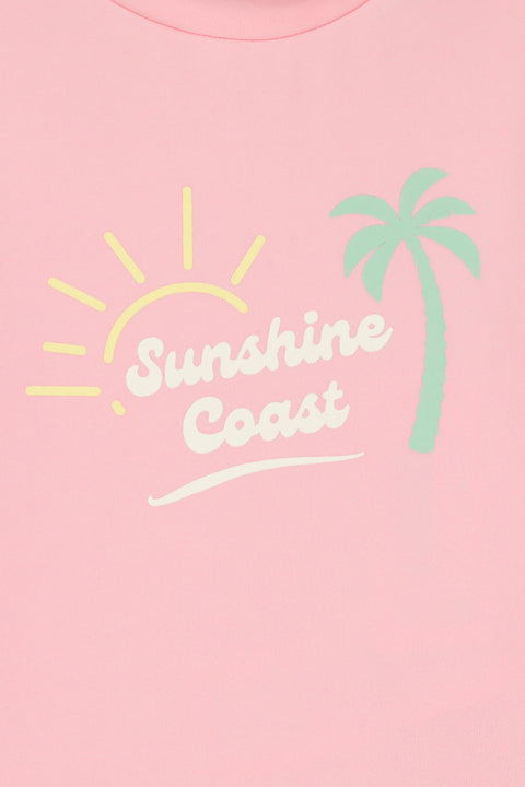 T-shirt - Anti-uv rose gelato - Image principale