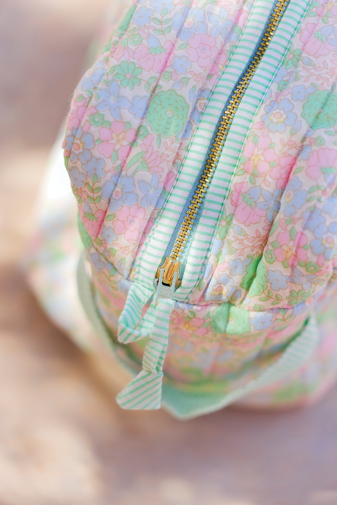 Trousse - Fleurs vintage moyen modèle