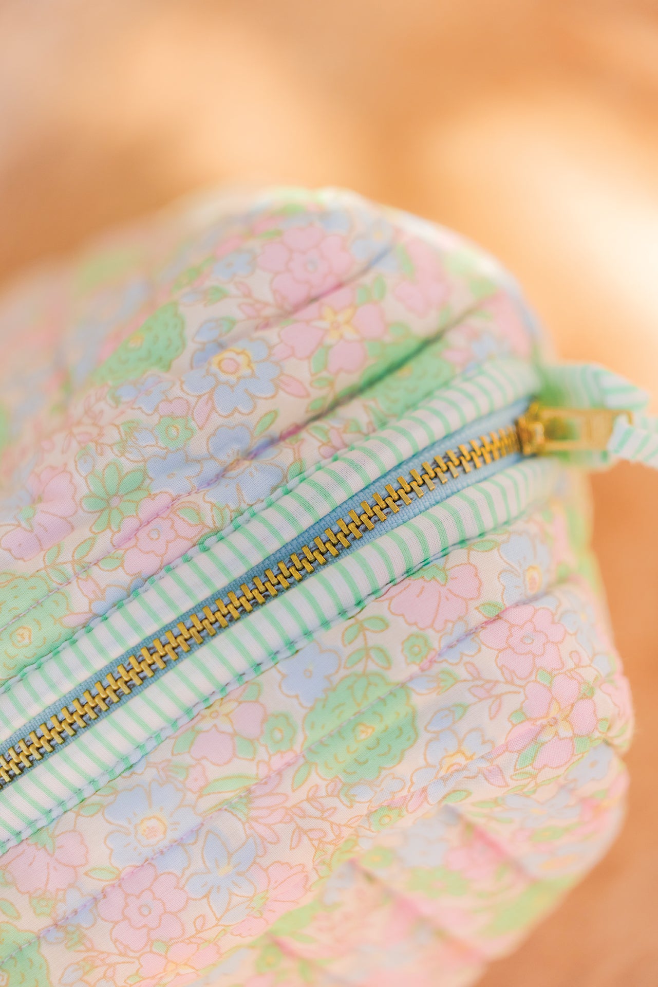 Trousse - Fleurs vintage grand modèle