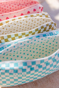 Trousse - Damier bleu vintage