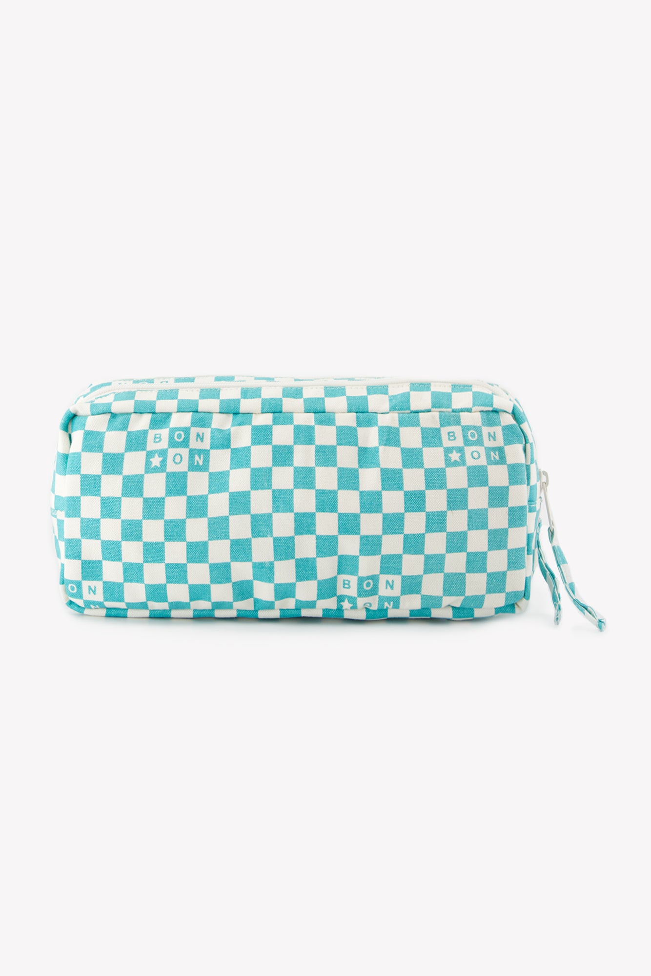 Trousse - Damier bleu vintage