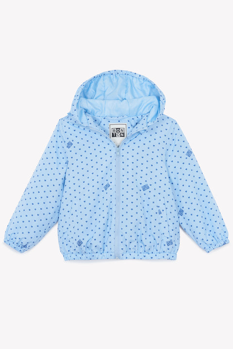 Jacket - Aqua Fleet Print Bonton stars - Image principale