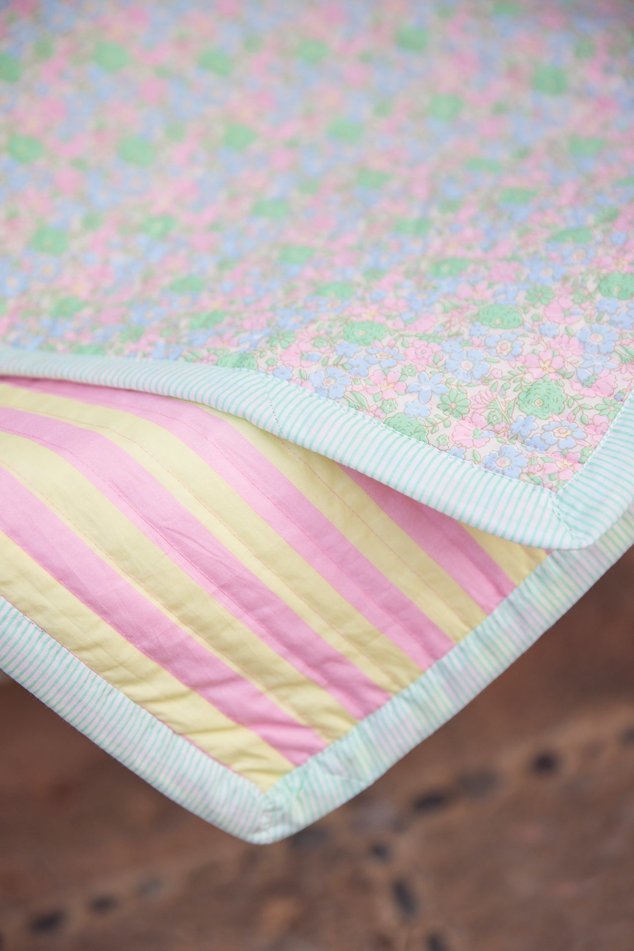 Couverture - Edredon vintage flower