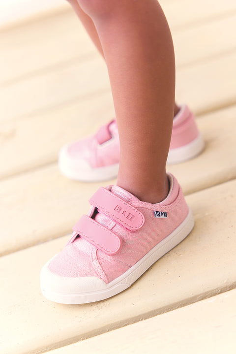 Baskets - Izy scrath rose blanchi - Image principale