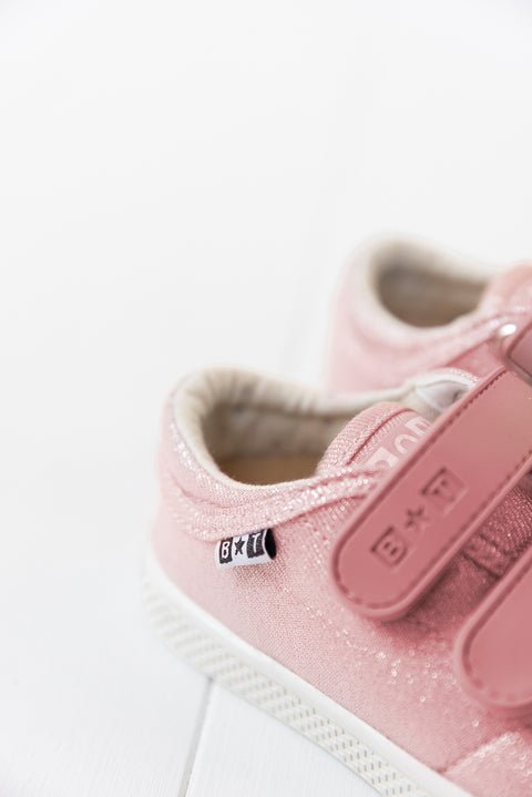 Baskets - Izy scrath rose blanchi - Image principale