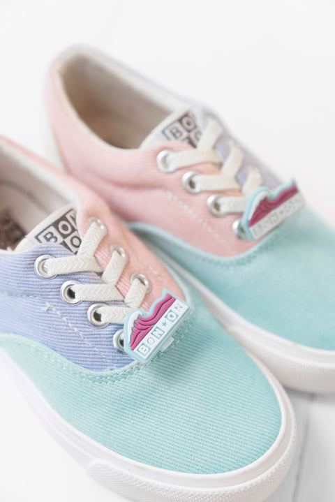 Baskets - Skate Elast rose blanchi - Image principale