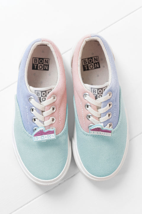 Baskets - Skate Elast rose blanchi - Image principale