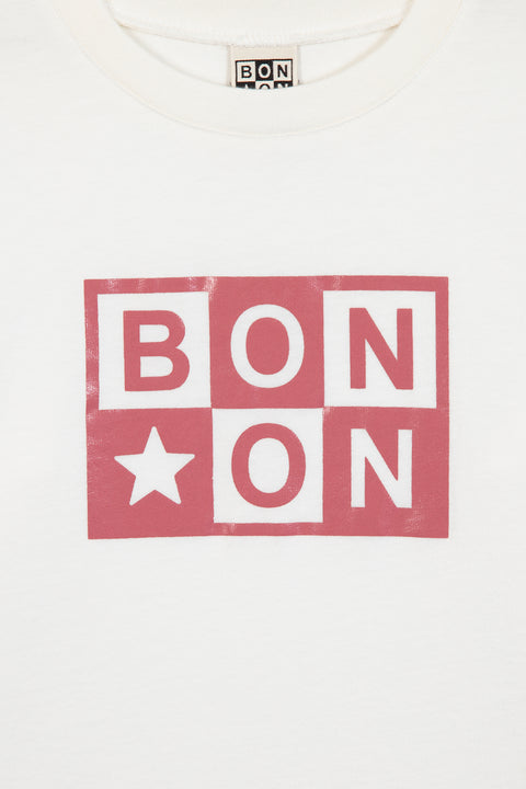 T-shirt - Taxo Logo Ecru Bonton - Image principale