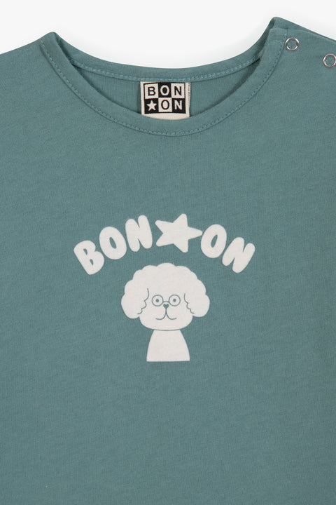 T -shirt - Mika Poodle Blue Vintage - Image principale