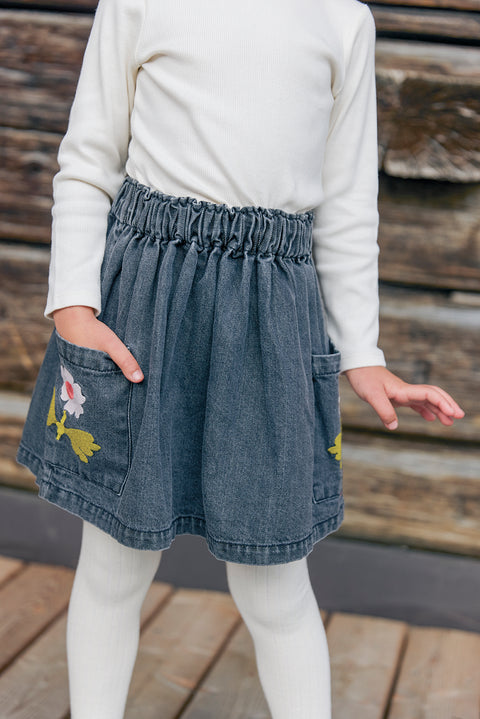 Jupe - Mochi Denim Gris - Image principale