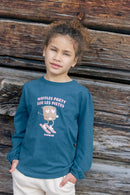T-shirt - Titty Waffle Blue Lake