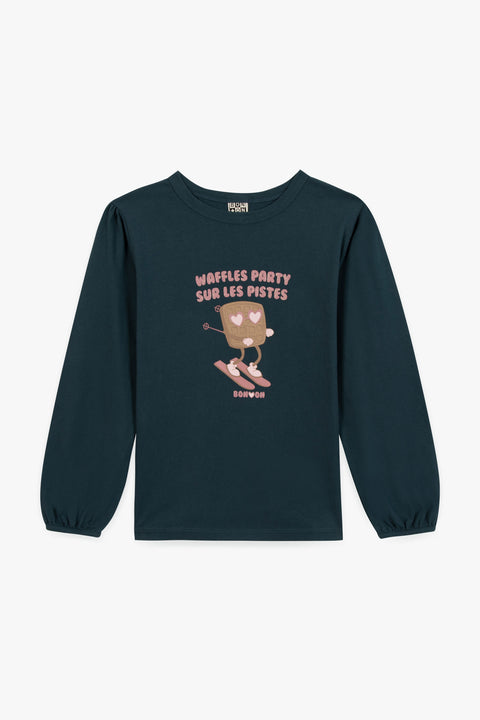 T-shirt - Titty Waffle Blue Lake - Image principale