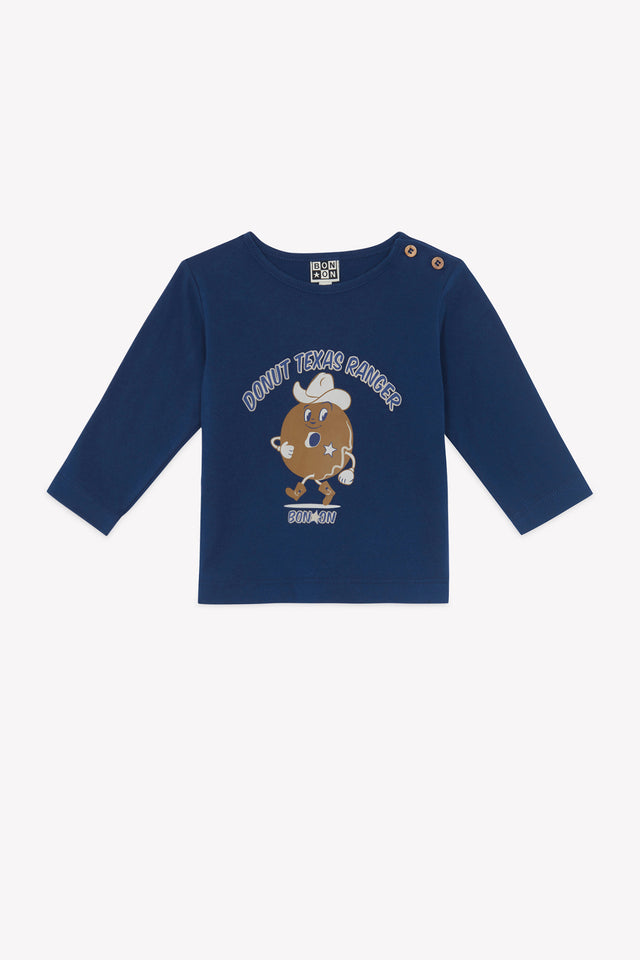 T-shirt - Taxi Donut Bleu Brut - Image principale