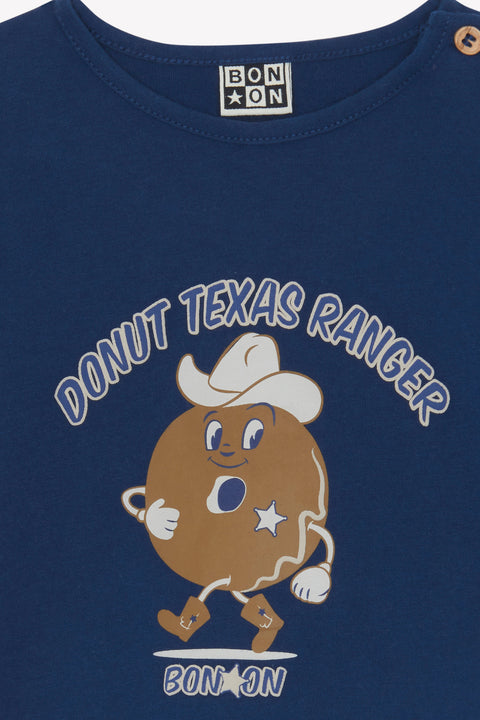 T-shirt - Taxi Donut Bleu Brut - Image principale