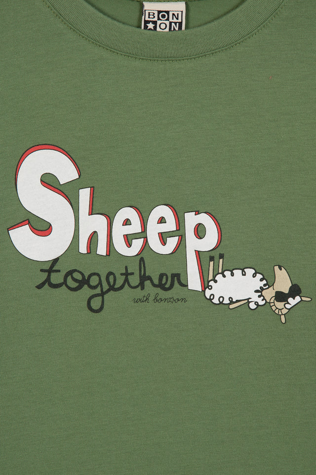 T -shirt - Taxo Sheep Green Meadow - Image alternative