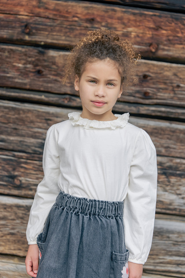 T-shirt - Miel Ecru Bonton - Image principale