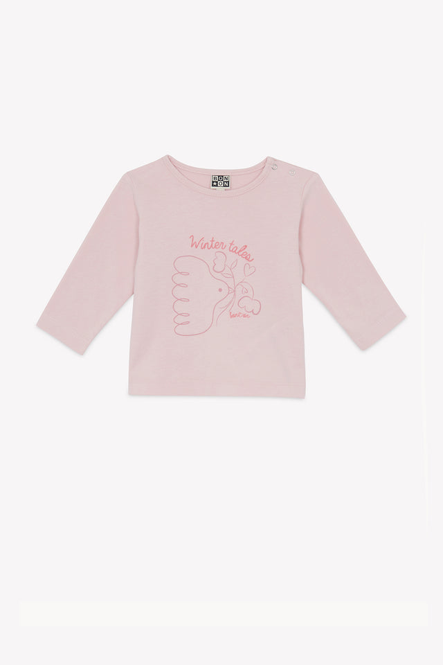 T -shirt - Taxi Winter Pink Blossom - Image principale