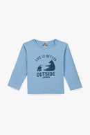 T -shirt - Taxi Life Blue Frosted