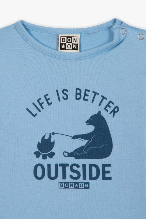 T-shirt - Taxi Life Bleu Givre - Image principale