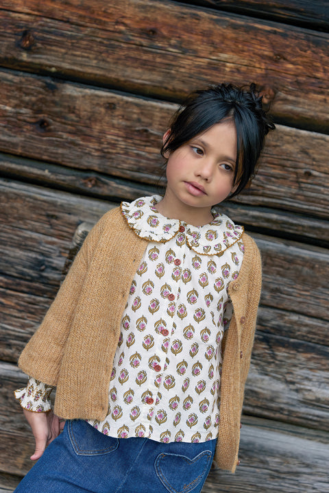 Chemise - Figue Blockprint - Image principale