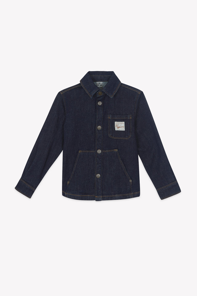 Skjorte - Michael i rå denim - Image principale