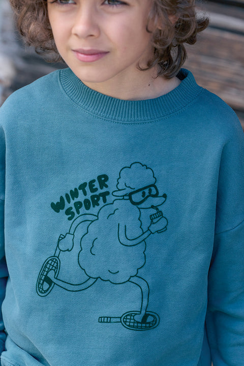 Sweat - Lame Winter Spo Nordic Sea - Image principale