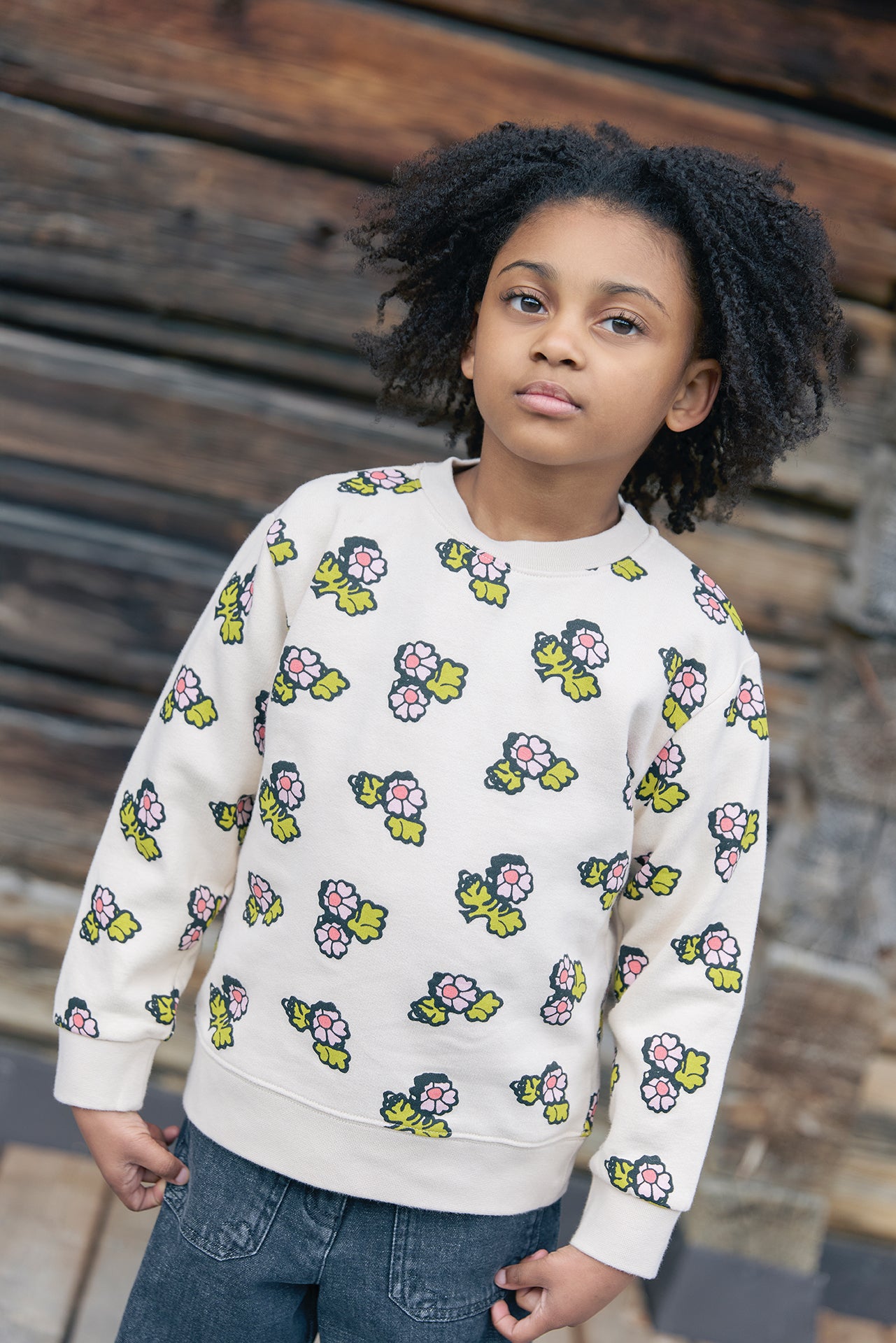 Sweatshirt - Smile Faroe Flower Faroe