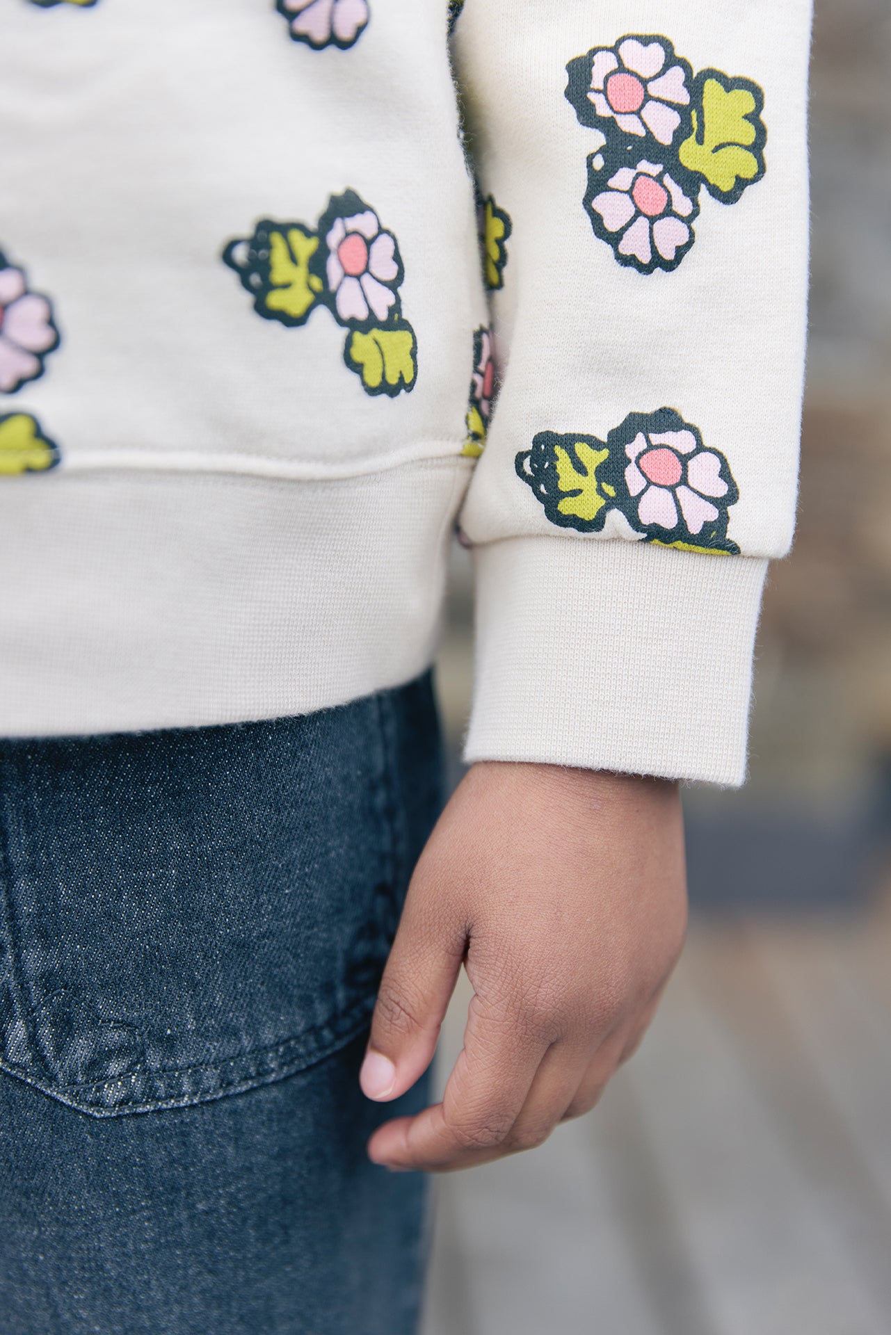 Sweatshirt - Smile Faroe Flower Faroe
