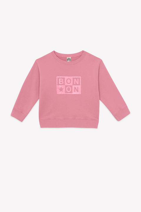 Sweatshirt - Smile Logo Pink Pinkyee - Image principale