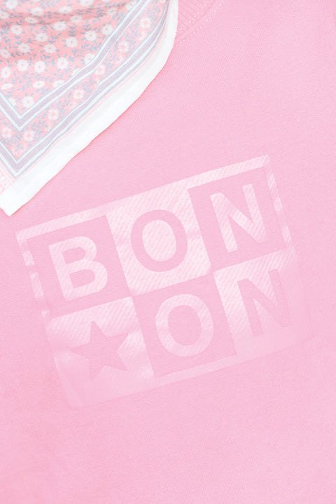 Sweat - Smile Logo Rose Pinkyee - Image principale
