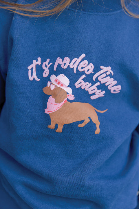 Sweat - Smile Rodeo Bleu Brut - Image principale