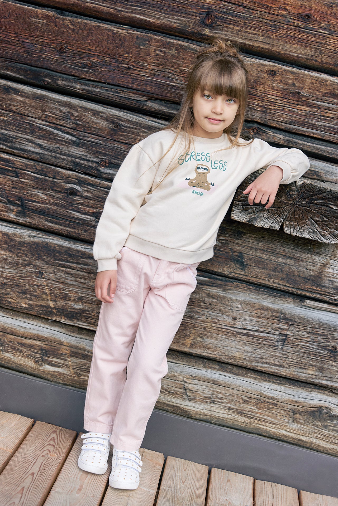 Trousers - lino Pink Blossom