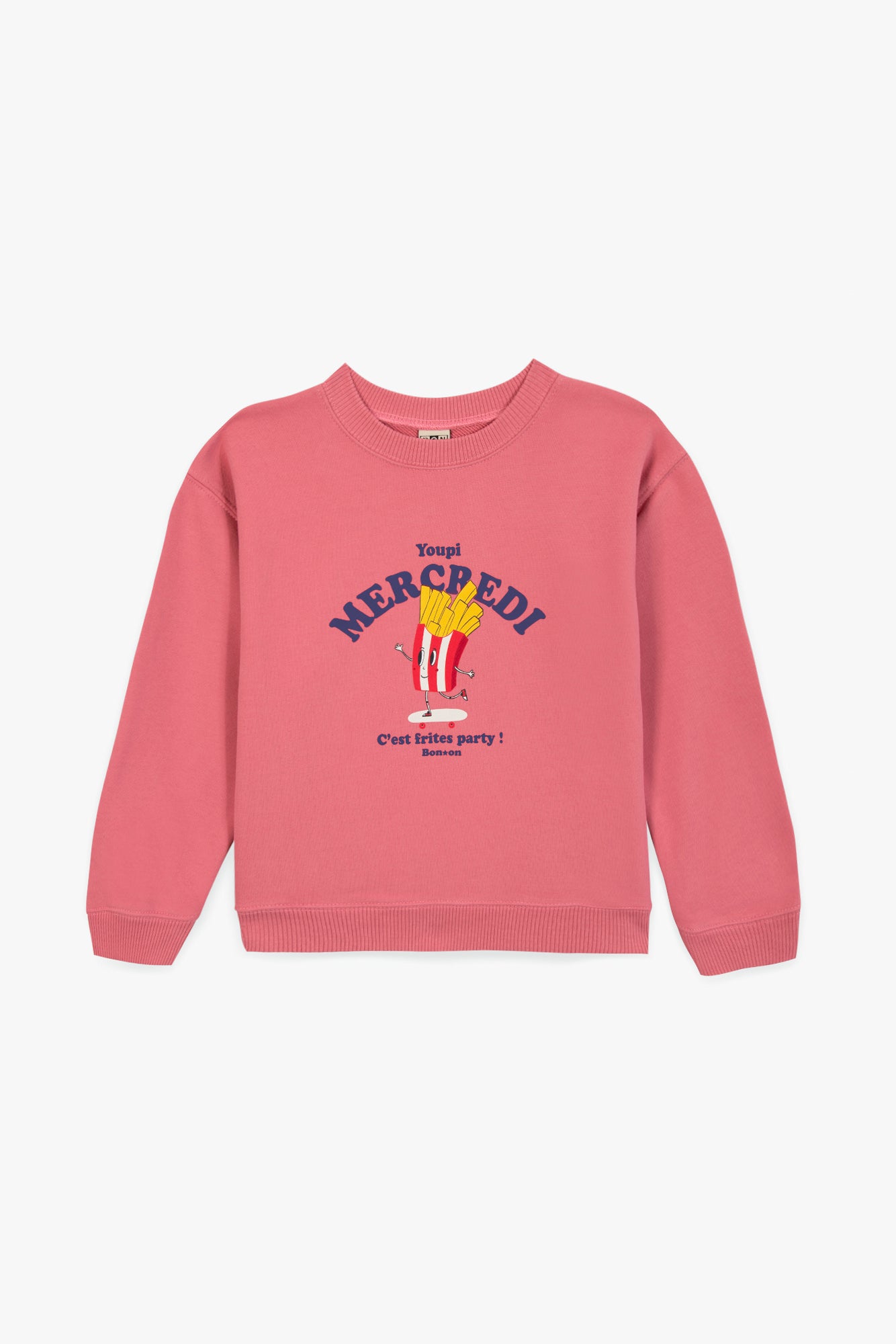 Sweatshirt - Smile Wednesday Pink Pinkyee