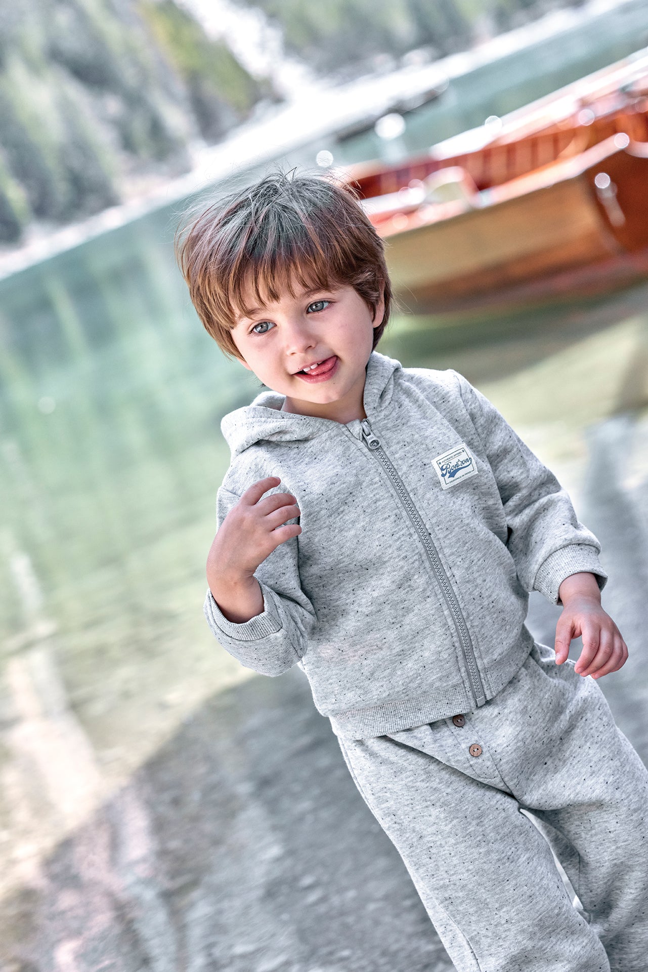 Sweatshirt - Read vintage Grey China NEPS