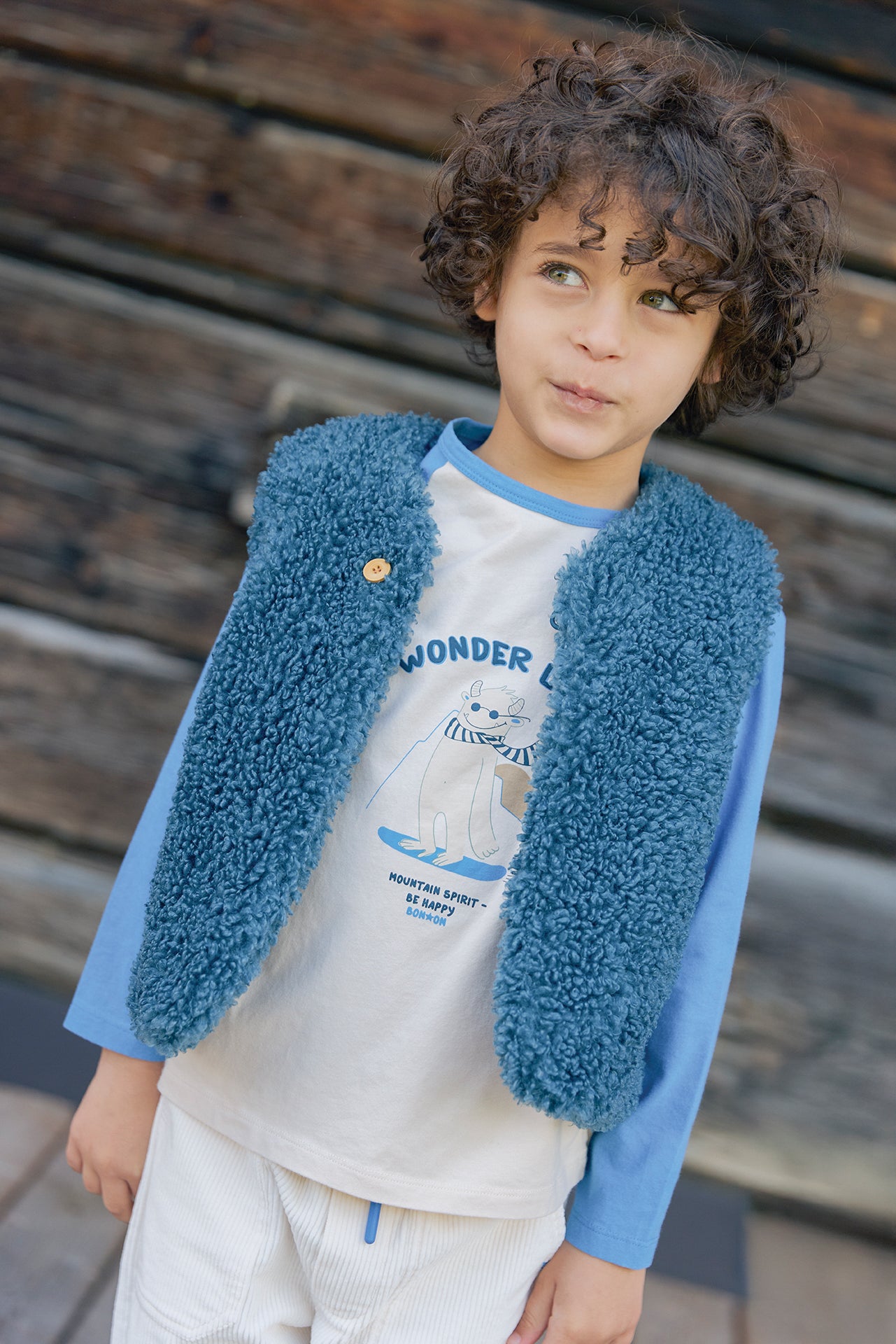 T-shirt - Tipi Wonderland Bleu Nordic