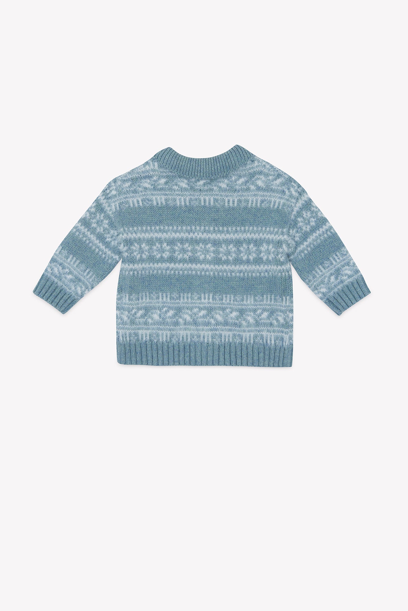 Cardigan - Lucien Poilu Bleu Givre