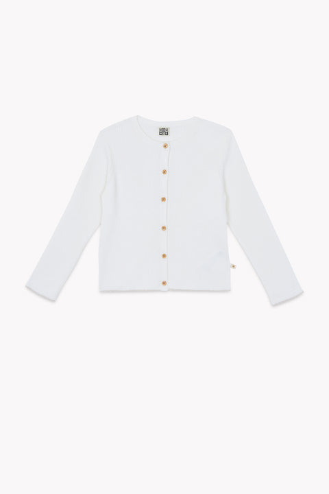 Cardigan - Lotta Ecru Bonton - Image principale