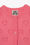 Cardigan - Heart LILET Pink Faroe