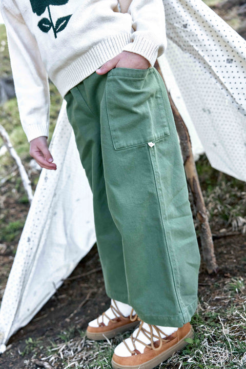 Pantalon - Liocha Vert Prairie - Image principale