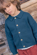 Cardigan - Lucien Blue Lake