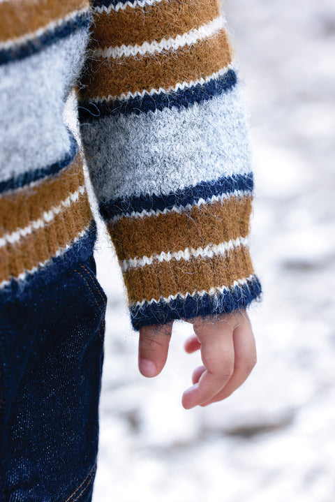 Pull - Milton Stripes Gris Chine - Image principale