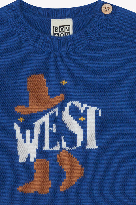 Pull - Misty West Bleu Brut - Image principale