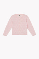 Cardigan - Lilou Coeur Pink Blossom