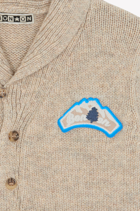 Cardigan - Hubert Beige Renne - Image principale